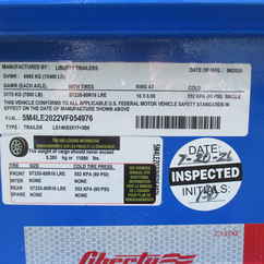 2027 Liberty 83x20  Equipment LE14K83X17+3B8BAR