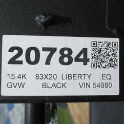 2027 Liberty 83x20  Equipment LE14K83X17+3B8