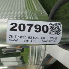 2027 EZ Hauler 7.5x27  Enclosed Snowmobile EZES7.5X22-IF