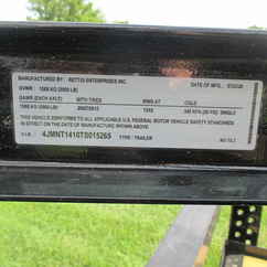2026 Rettig 82x14 Retco No Tilt