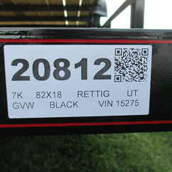2026 Rettig 82x18 Retco Utility
