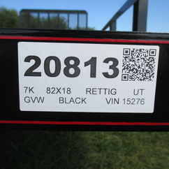 2026 Rettig 82x18 Retco Utility