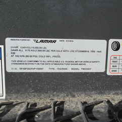 2027 Lamar 102x20  Equipment Deckover F8022027
