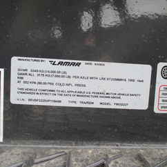 2027 Lamar 102x22  Equipment Deckover F8022227