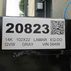 2027 Lamar 102x22  Equipment Deckover F8022227