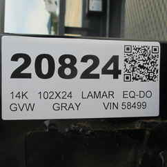 2027 Lamar 102x24  Equipment Deckover F8022427