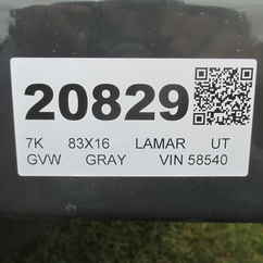2027 Lamar 83x16  Utility UC831623