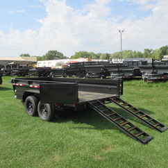 2027 PJ Trailer 72x12 D3 Dump D3J1252BSSK-RA01