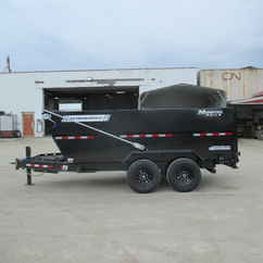2027 PJ Trailer 83x14 DT Dump DT1J1492BSSK-SW04-VYGR