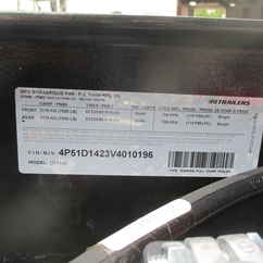 2027 PJ Trailer 83x14 DT Dump DT1J1492BSSK-SW04-VYGR