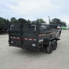 2027 PJ Trailer 83x16 DT Dump DT1J1692BSSK-SW04-VYGR
