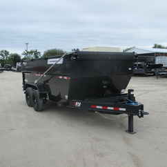 2027 PJ Trailer 83x16 DT Dump DT1J1692BSSK-SW04-VYGR