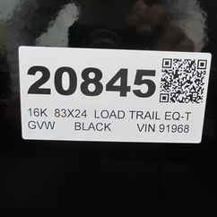 2027 Load Trail 83x24  Equipment Tilt TH8324082
