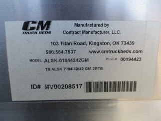 NEW CM 7 x 84 ALSK Flatbed Truck Bed