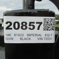 2027 Imperial 81x20  Equipment Tilt SW-14-20