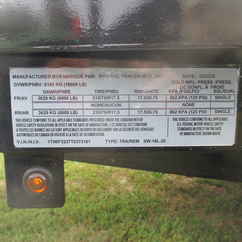 2026 Imperial 82x22  Equipment Tilt SW-18L-22