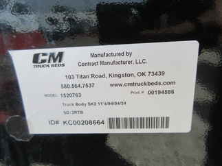 NEW CM 11.3 x 94 SK Flatbed Truck Bed