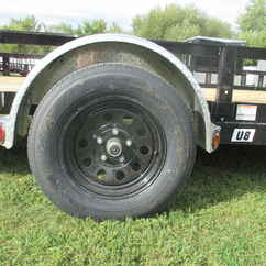 2027 PJ Trailer 83x14 U8 Single Axle Utility U821431DSBK-ATVR