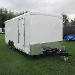 2027 Haul-About 8.5x18  Enclosed Car Hauler LPD8518TA3