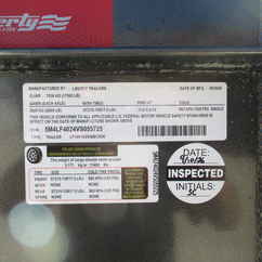 2027 Liberty 102x40  Gooseneck LF16K102X40B12GN
