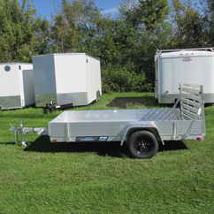 2027 Aluma 63x10  Aluminum Single Axle Utility 6310ESA-S-TG