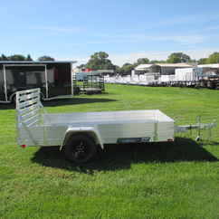 2027 Aluma 63x10  Aluminum Single Axle Utility 6310ESA-S-TG
