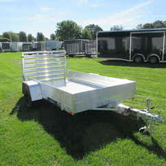 2027 Aluma 63x10  Aluminum Single Axle Utility 6310ESA-S-TG