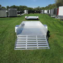 2027 Aluma 63x10  Aluminum Single Axle Utility 6310ESA-S-TG