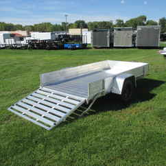 2027 Aluma 63x10  Aluminum Single Axle Utility 6310ESA-S-TG