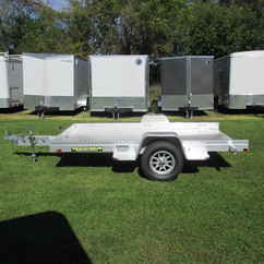 2027 Aluma 68x10  Aluminum Single Axle Utility 6810H-TILT-S
