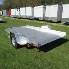 2027 Aluma 68x10  Aluminum Single Axle Utility 6810H-TILT-S
