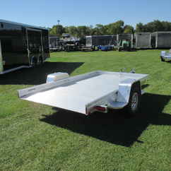 2027 Aluma 68x10  Aluminum Single Axle Utility 6810H-TILT-S