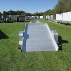 2027 Aluma 68x10  Aluminum Single Axle Utility 6810H-TILT-S