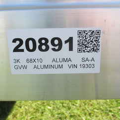 2027 Aluma 68x10  Aluminum Single Axle Utility 6810H-TILT-S