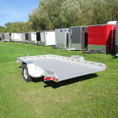 2027 Aluma 77.5x12  Aluminum Single Axle Utility 7712H-TILT-S