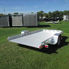 2027 Aluma 77.5x12  Aluminum Single Axle Utility 7712H-TILT-S