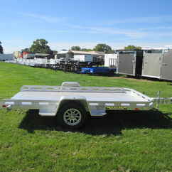 2027 Aluma 77.5x12  Aluminum Single Axle Utility 7712H-TILT-S