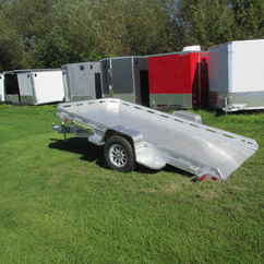 2027 Aluma 77.5x12  Aluminum Single Axle Utility 7712H-TILT-S