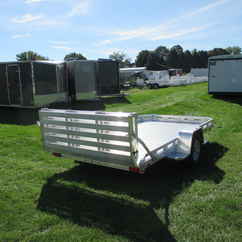 2027 Aluma 77x12  Aluminum Single Axle Utility 7712H-S-BT