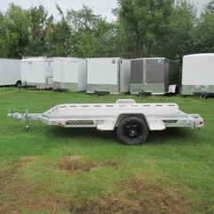 2027 Aluma 77.5x12  Aluminum Single Axle Utility EX7712HSLR-S-R