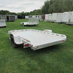 2027 Aluma 77.5x12  Aluminum Single Axle Utility EX7712HSLR-S-R