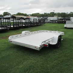 2027 Aluma 77.5x12  Aluminum Single Axle Utility EX7712HSLR-S-R