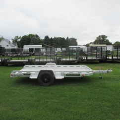 2027 Aluma 77.5x12  Aluminum Single Axle Utility EX7712HSLR-S-R