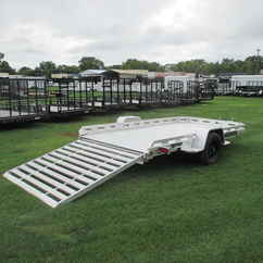 2027 Aluma 77.5x12  Aluminum Single Axle Utility EX7712HSLR-S-R