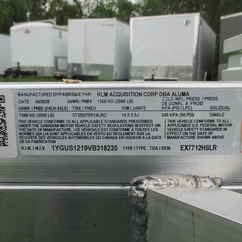 2027 Aluma 77.5x12  Aluminum Single Axle Utility EX7712HSLR-S-R