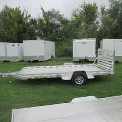 2027 Aluma 77.5x14  Aluminum Single Axle Utility 7814S-TG-TR