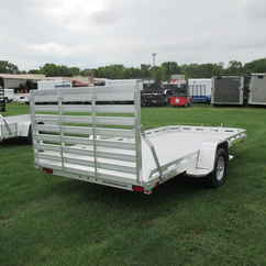 2027 Aluma 77.5x14  Aluminum Single Axle Utility 7814S-TG-TR