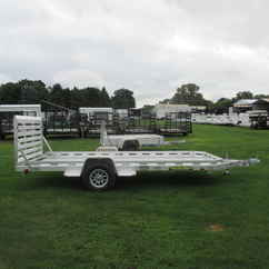 2027 Aluma 77.5x14  Aluminum Single Axle Utility 7814S-TG-TR
