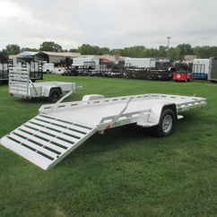 2027 Aluma 77.5x14  Aluminum Single Axle Utility 7814S-TG-TR
