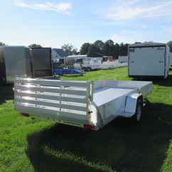 2027 Aluma 81x15  Aluminum Single Axle Utility 8115H-S-EL-R-BT-SR